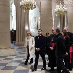 Macron and Notre Dame | Photo: CEDOC