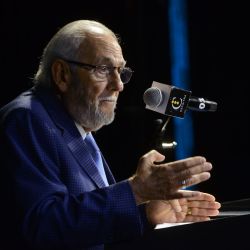 Bernardino García, president of CECAITRA giving his speech. | Photo:CECAITRA
