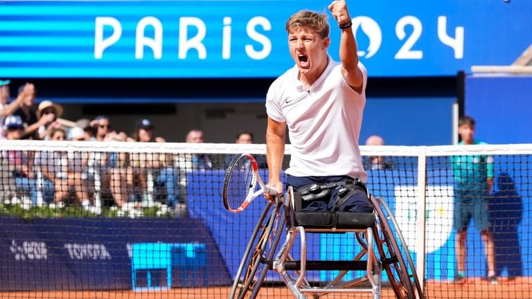 Wheelchair tennis player Niels Vink. (Photo: ANP/Hollandse Hoogte/Jurjen Engelsman)
