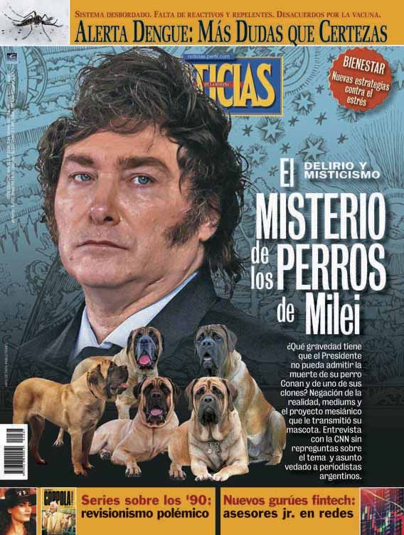 Milei anniversary magazine covers
