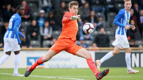 Jonathan Klinsmann in action at Hertha BSC – the German capital Berlin was “a fantastic place” to start his career 