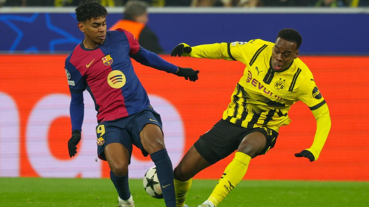 Lamine Yamal, ante el Dortmund