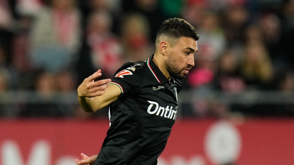 Munir El Haddadi celebra su primer gol con el Leganés