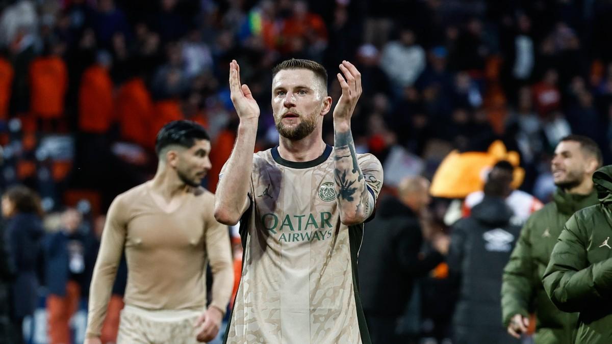 Skriniar ultima su salida del PSG