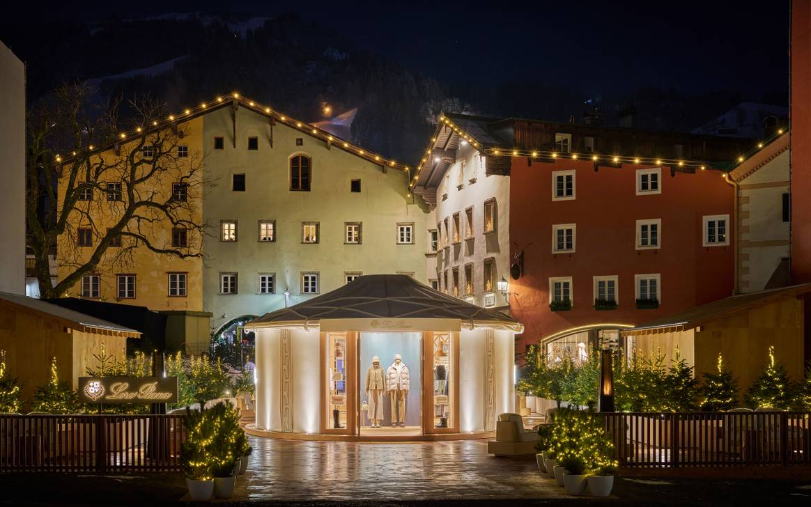 Loro Piana pop-up in Kitzbühel