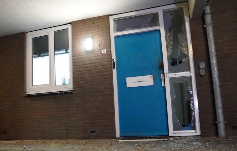 The front door of the house on Amsterdamstraat