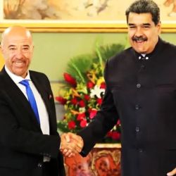 Oscar Laborde and Nicolas Maduro | Photo: CEDOC