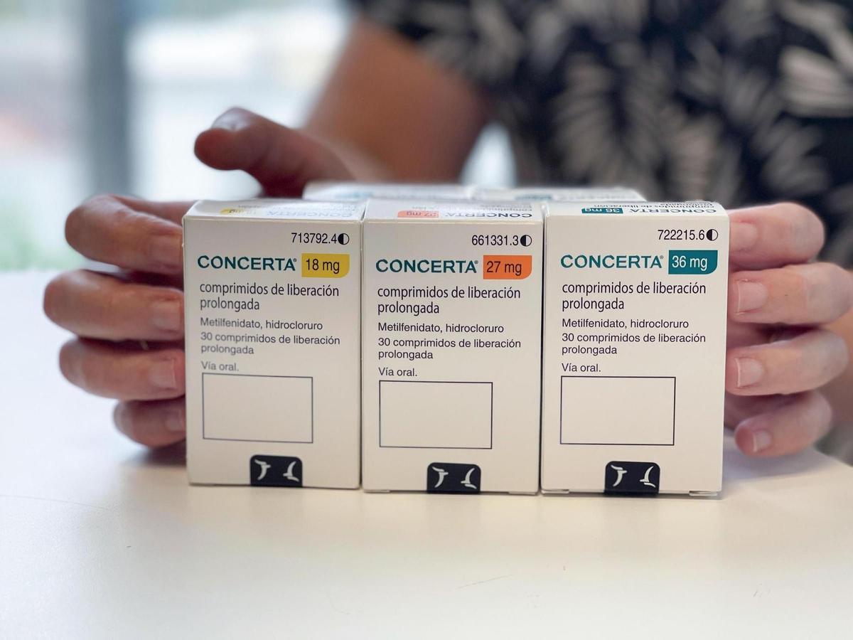 Medicamento Concerta, prescrito a personas con déficit de atención TDAH