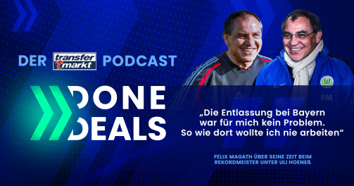 Listen to the Transfermarkt podcast Done Deals with guest Felix Magath now.