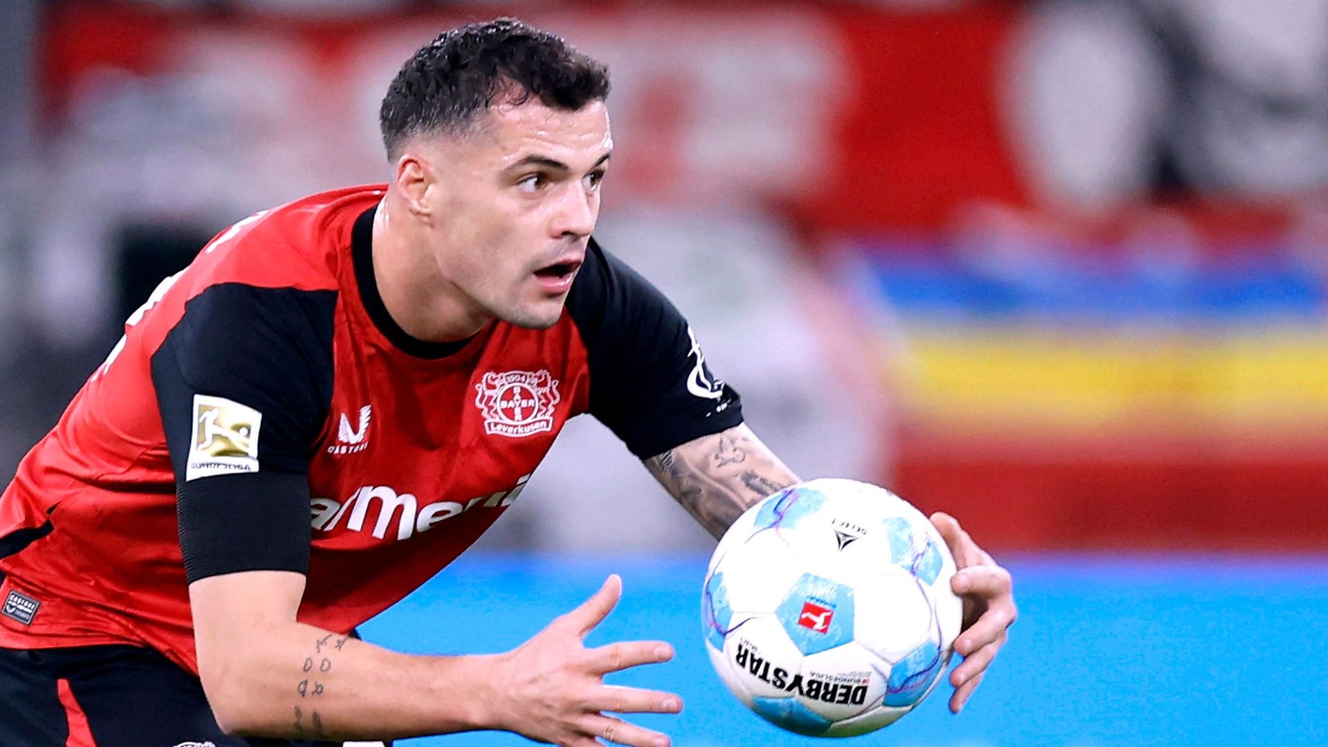 Granit Xhaka: The Swiss has changed visually.
