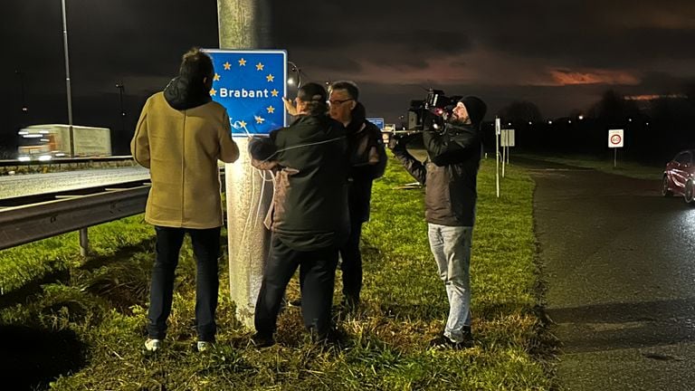 During one of the shooting nights.
