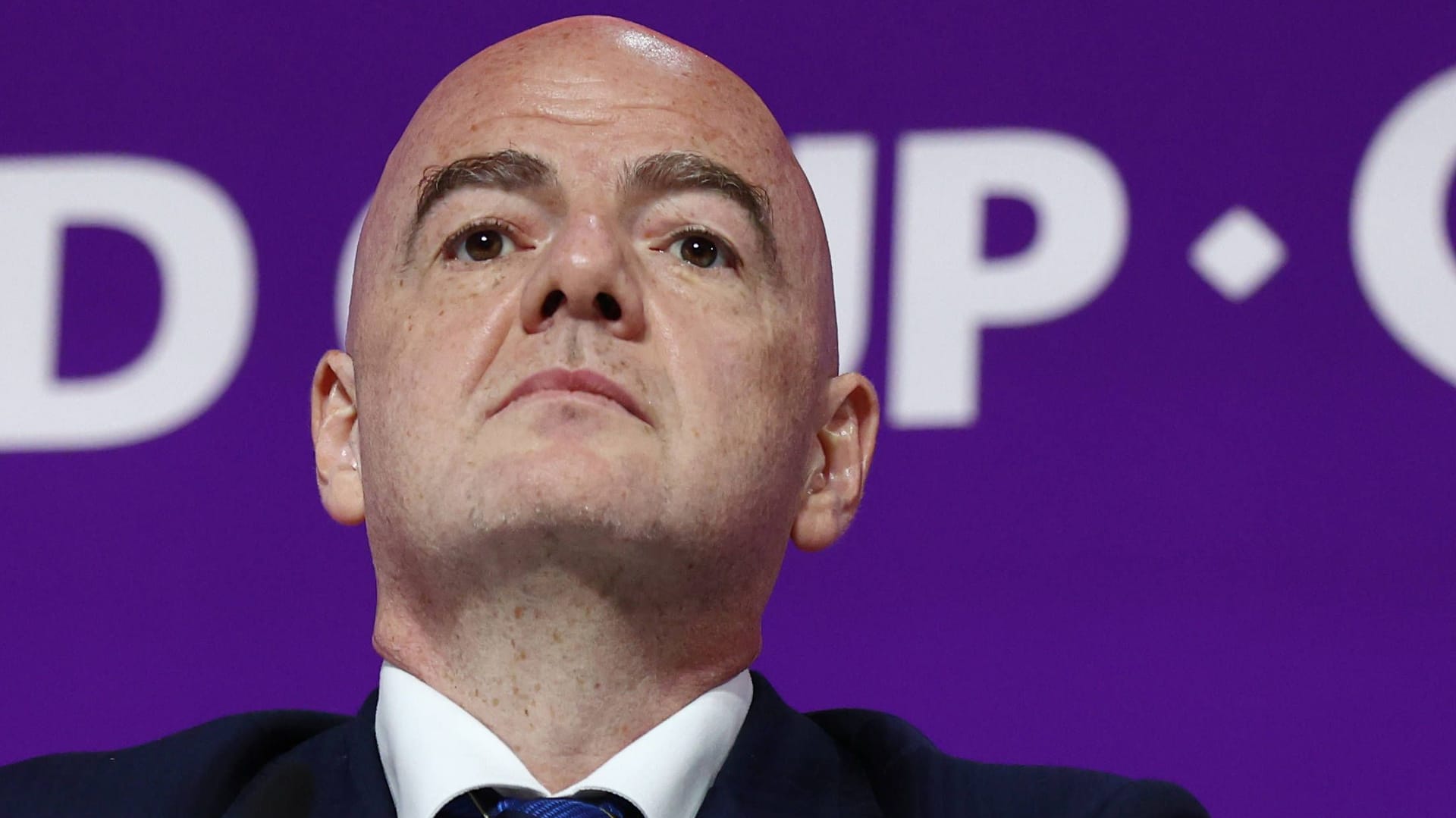 Fifa President Gianni Infantino: Criticism of the world football association from Ukraine is great.