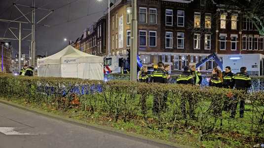 The police on the scene.