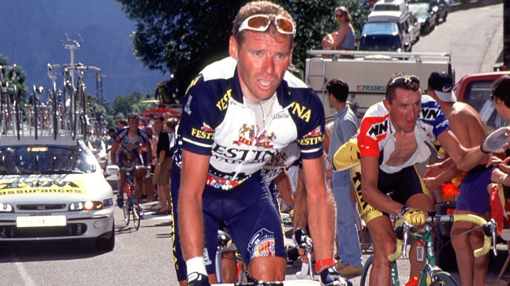Pascal Hervé on the Tour de France 1997: The Frenchman was a professional between 1994 and 2001. Pascal Hervé on the Tour de France 1997: The Frenchman was a professional between 1994 and 2001.