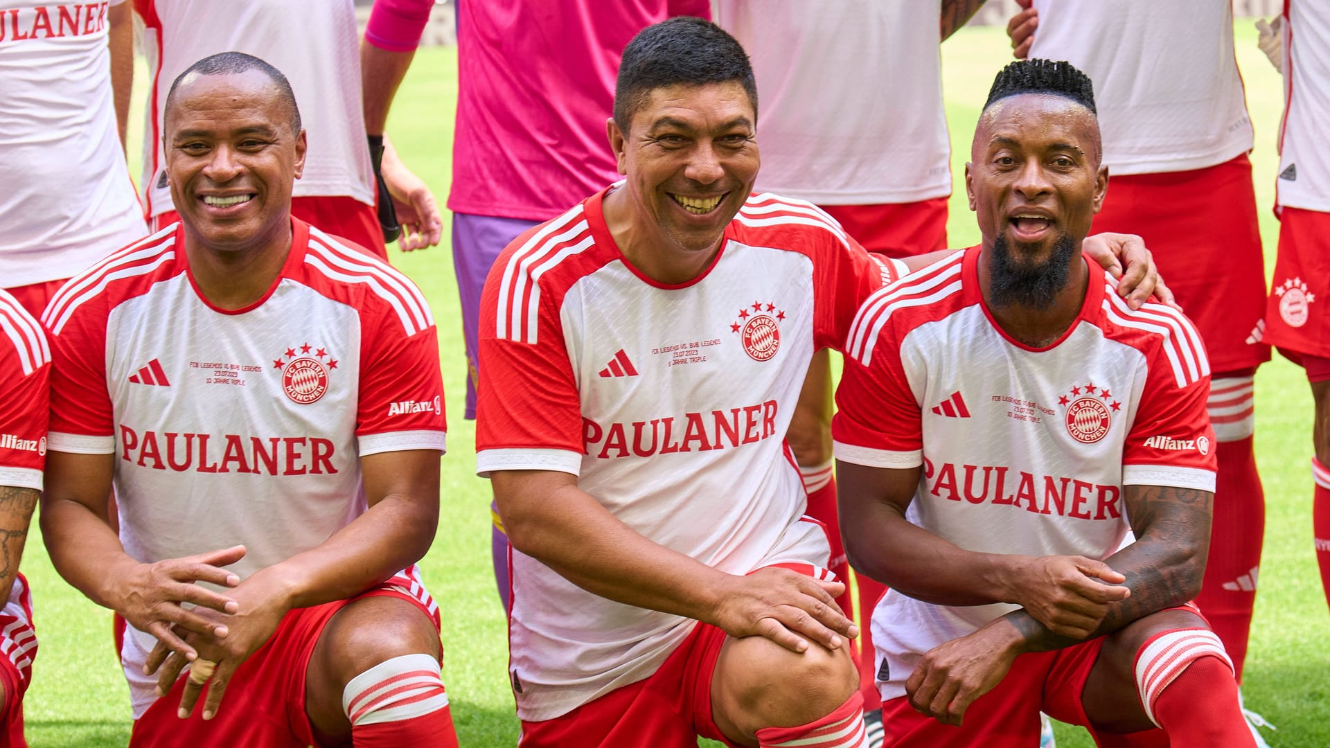 Paulo Sérgio, Giovane Élber, Zé Roberto (from left to right): All three Brazilians once played for FC Bayern.