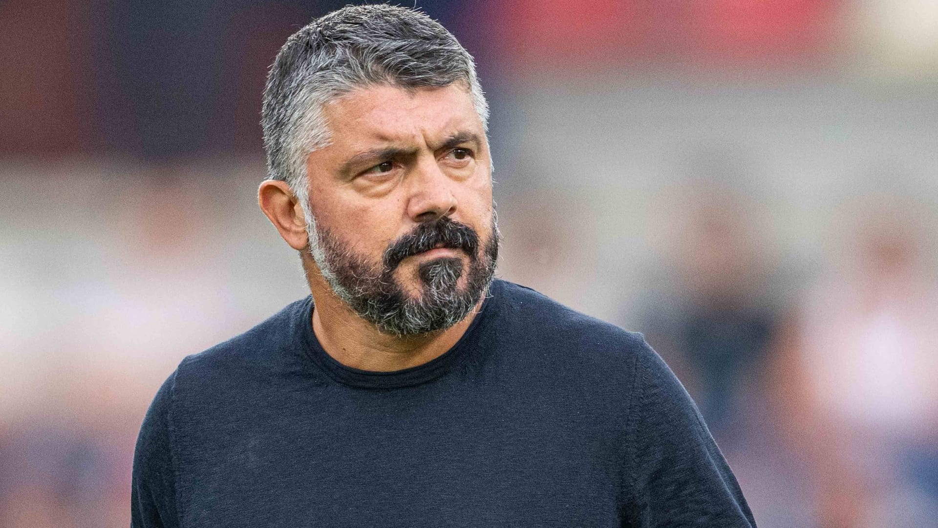 Gennaro Gattuso with the full beard: This is how we actually know the Italian coach.