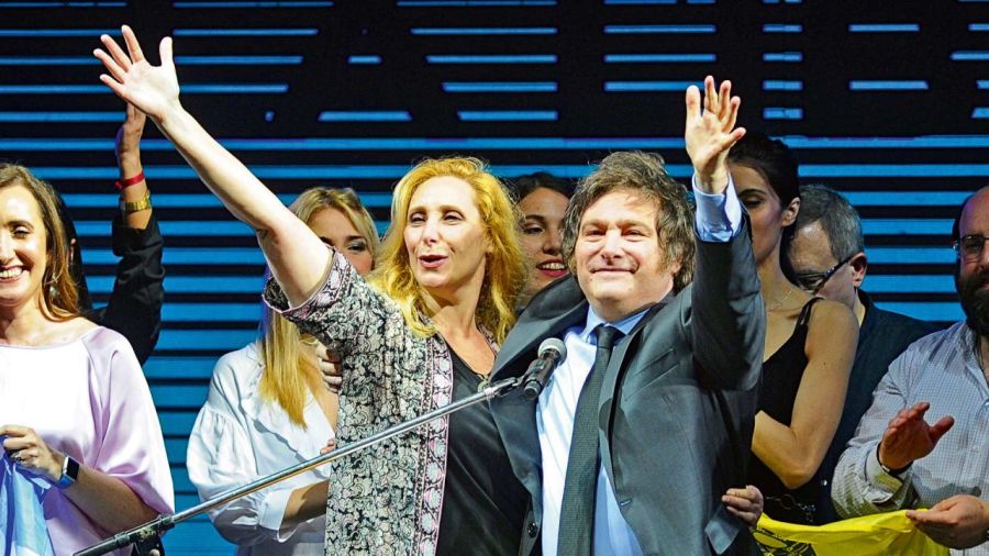 Karina and Javier Milei