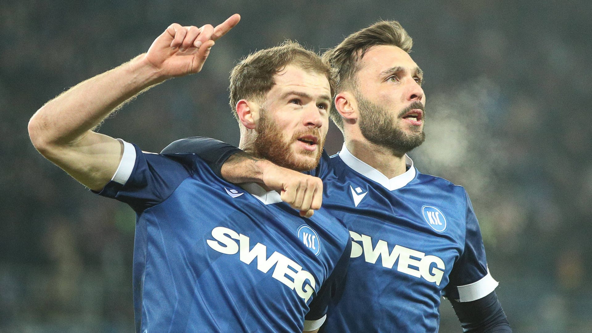 Budu Zivzivadze: The KSC player missed a penalty, but in the end he became the celebrated match winner against Regensburg.