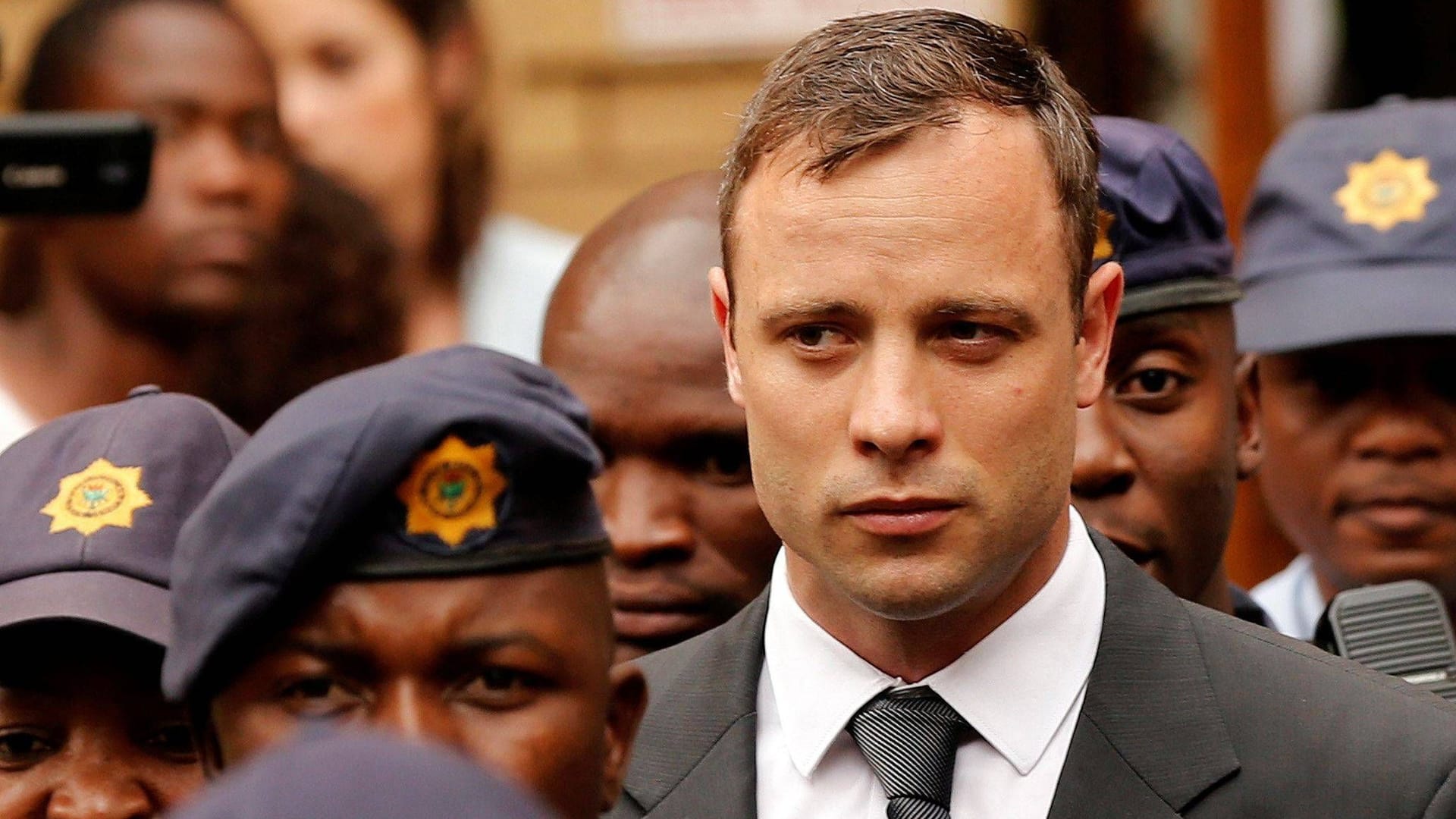 Oscar Pistorius during the court hearing in October 2014: The former Paralympics star is currently out on probation.