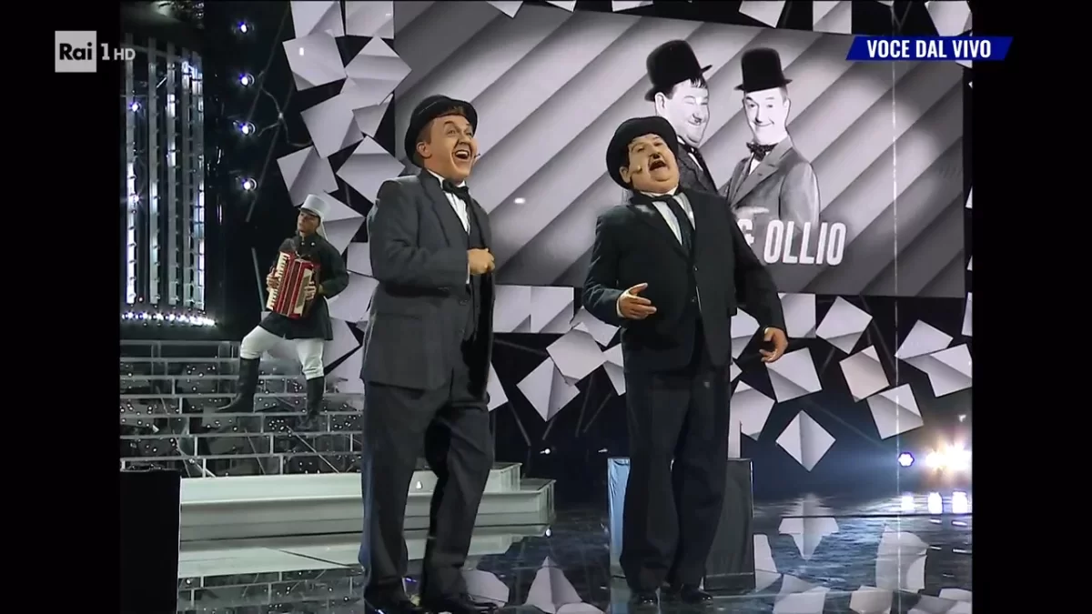 “Tale e Quale Show”: the Cirilli-Paolantoni duo excites with the homage to Laurel and Hardy