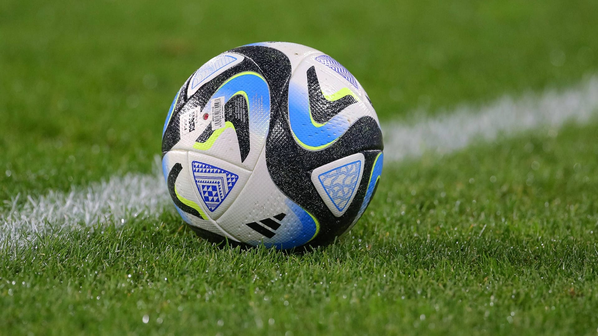 A soccer ball on the grass (symbolic image): A soccer player was killed during a game in Brazil.