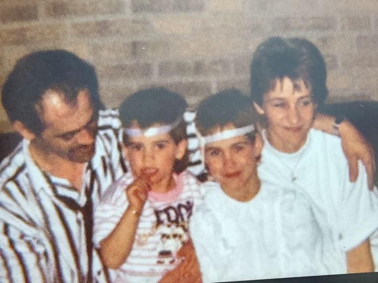 The family during the communion of Stefanie's sister (photo: private archive).