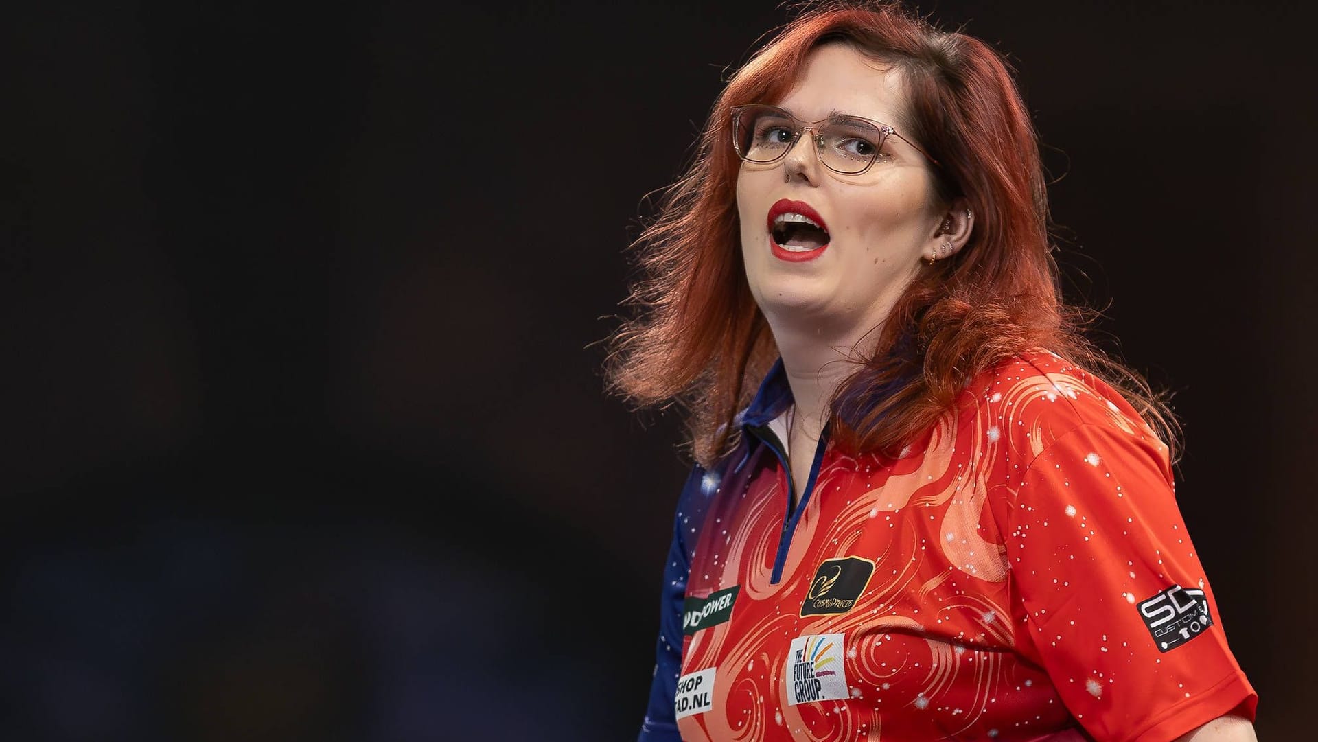 Out in round one: Noa-Lynn van Leuven is ranked 144th in the Order of Merit, the world ranking in darts.