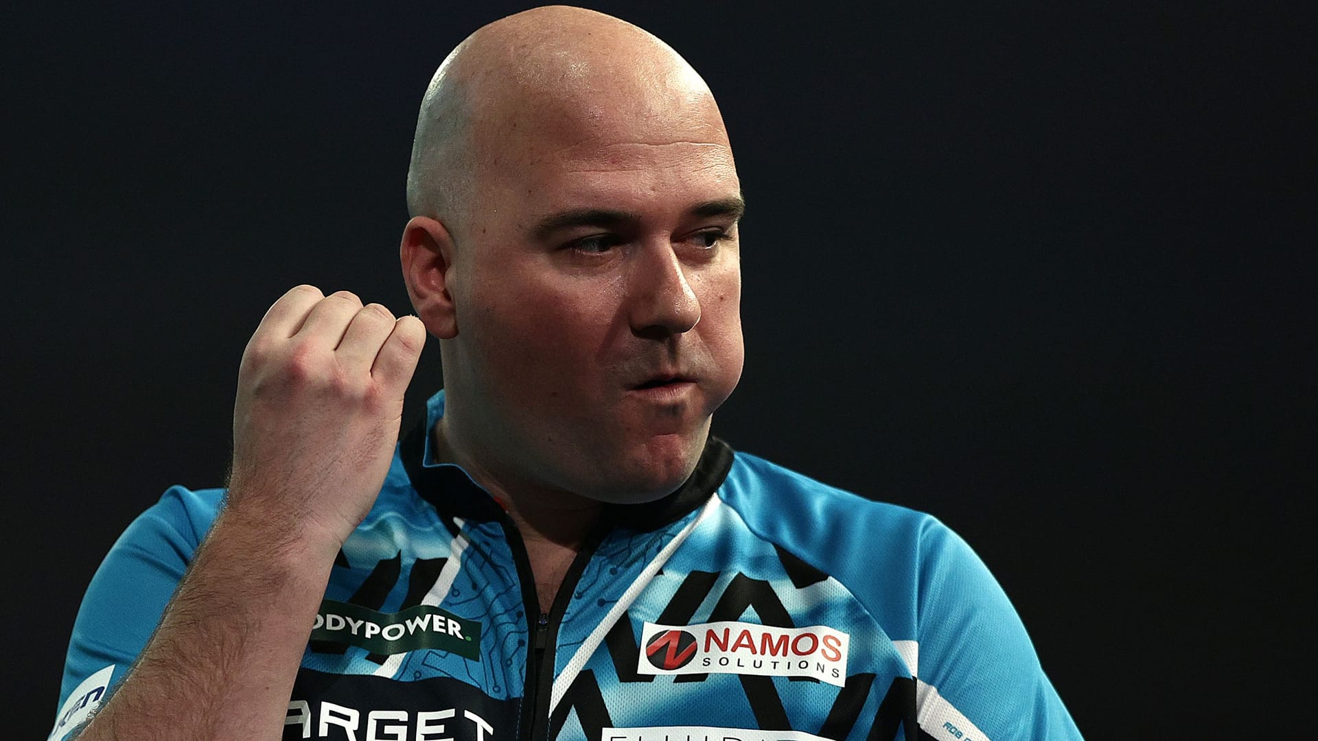 Excitement at the Darts World Cup: Rob Cross made an obscene gesture towards the camera.