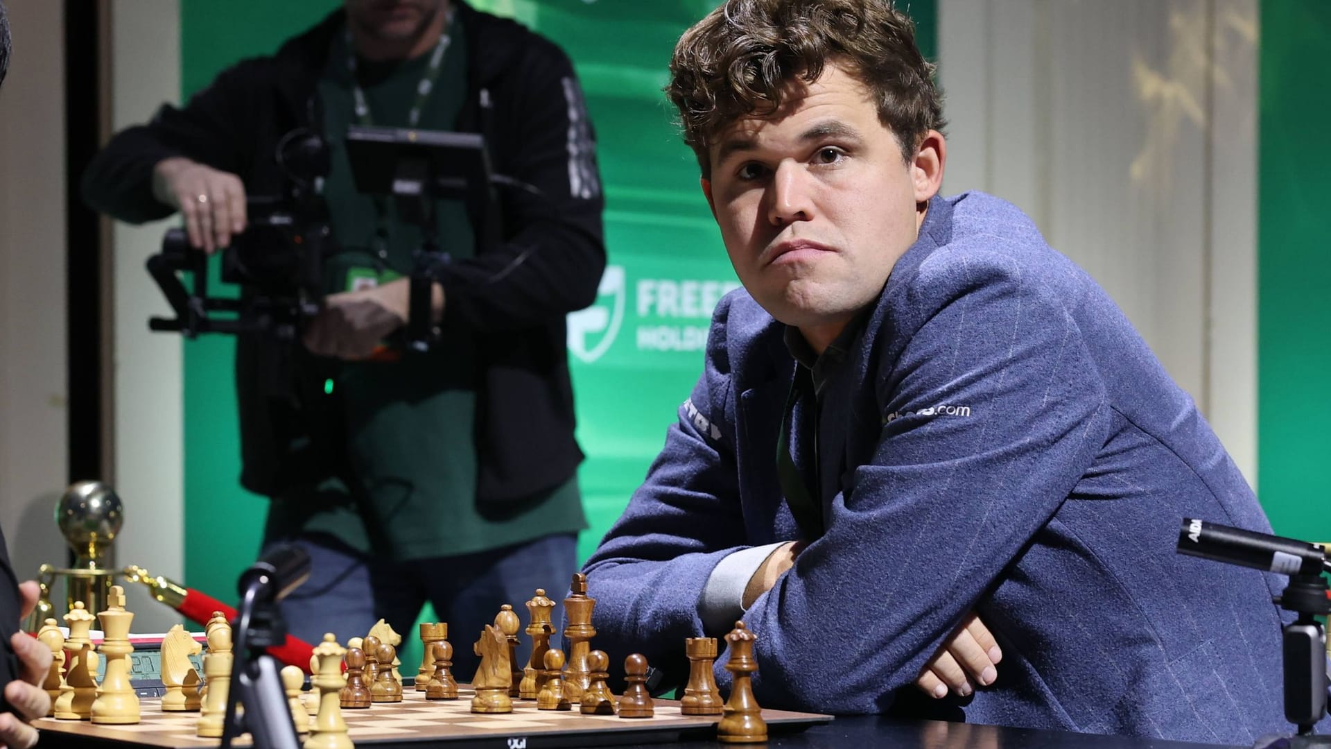 Magnus Carlsen: The Norwegian is causing a huge stir at the World Rapid Chess Championship in New York.