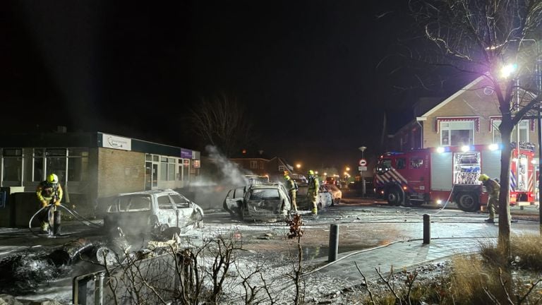 A battlefield in Veen after New Year's Eve (photo: SQ Vision).