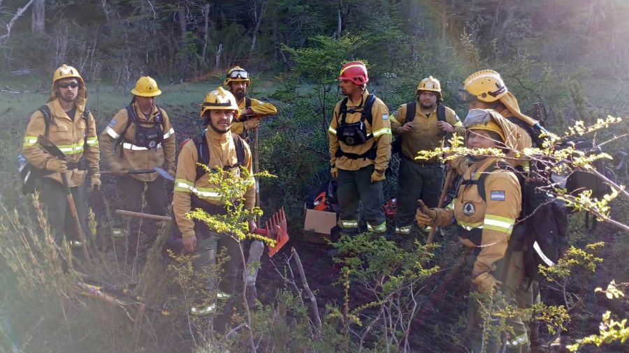 Fire in Los Manzanos