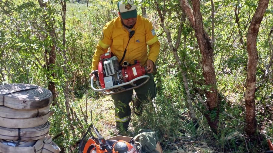 Fire in Los Manzanos