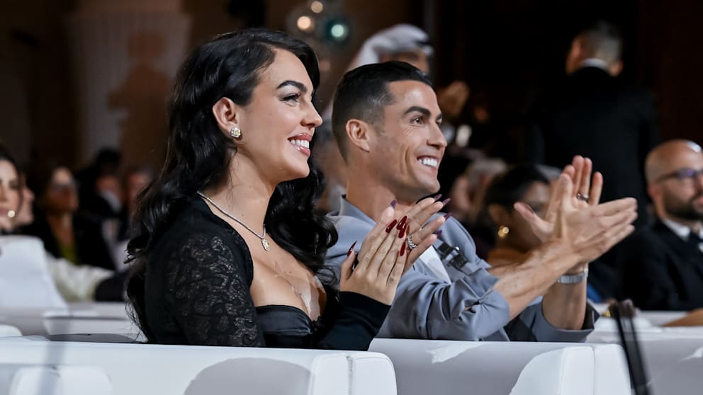 Cristiano Ronaldo und Georgina bei der Gala des „Globe Soccer Awards“