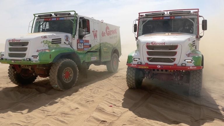 The trucks of Ben and William de Groot