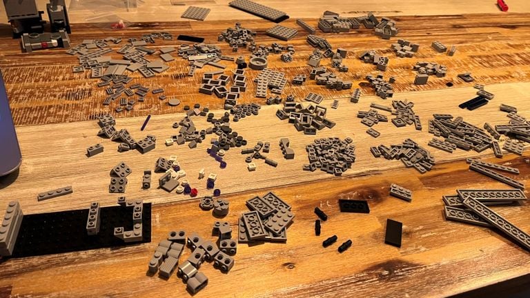 The LEGO set consists of 851 pieces (photo: Rick Lenssen).