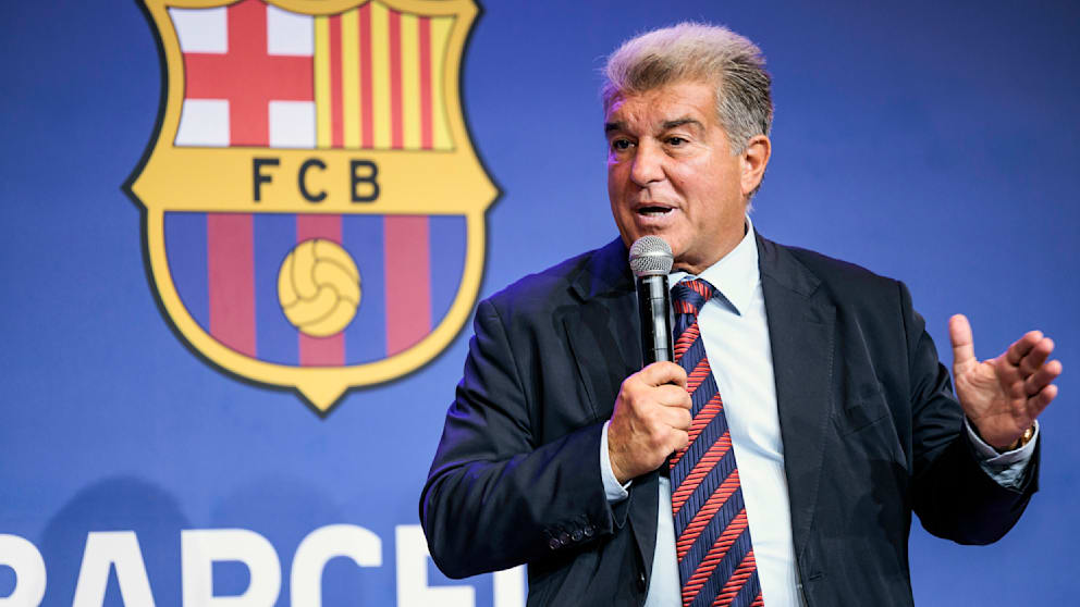 Schwer unter Druck: Barcelona-Präsident Joan Laporta (62)