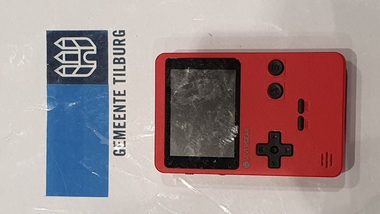 An old game console found on the street in Tilburg. 