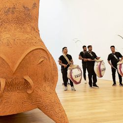Opening of the exhibition "The young people remembered his songs". | Photo: Mass Group