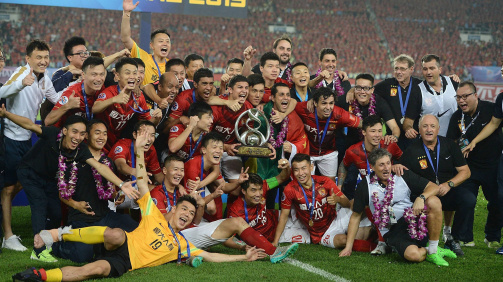 © imago - Guangzhou Evergrande, winner of the 2015 AFC Champions League with coach Luiz Felipe Scolari (r.)
