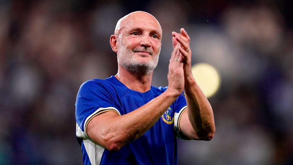 Ex-Chelsea-Star Frank Leboeuf bei einem Legendenspiel der „Blues“