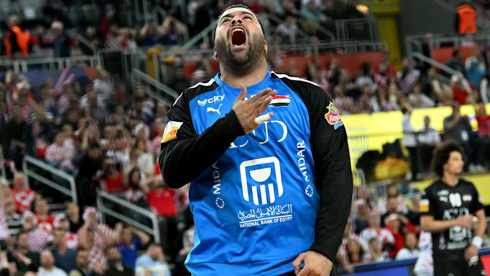 Sieg-Garant gegen Kroatien ist Ägyptens Keeper Mohamed Aly mit 14 Paraden