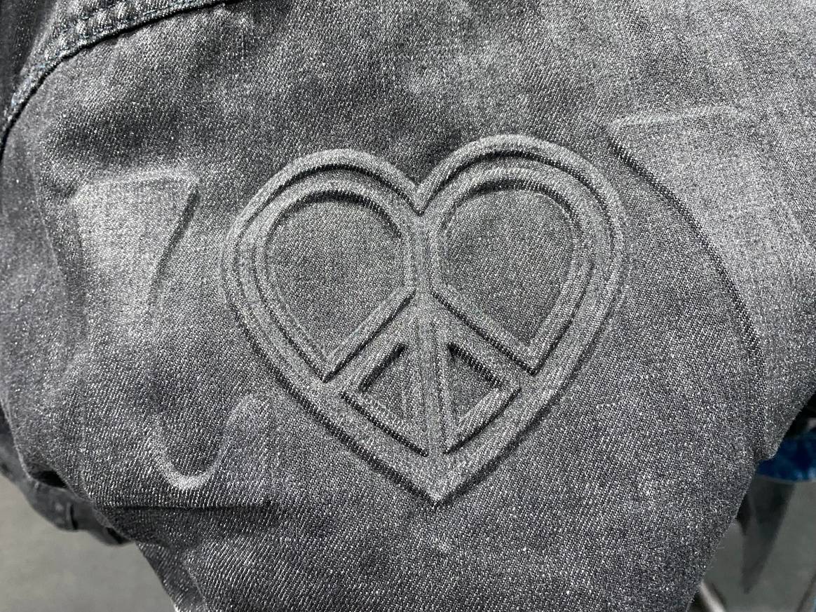 Embossed denim from Isko.
