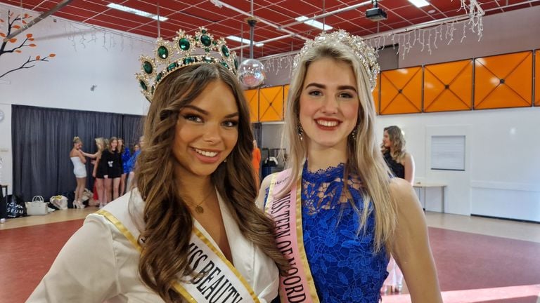 Miss Beauty of Noord-Brabant 2024 is Danayé-Mila van Egmond (left) and Miss Teen or Noord-Brabant is Jamy Peters (right) (photo: Tom Berkers).