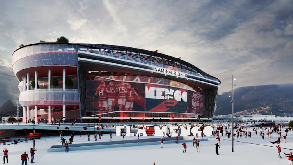 Noch spielt Brasiliens Traditionsklub Flamengo in Rio de Janeiro im legendären Maracanã. 2029 will der Verein in sein neues, eigenes ­Stadion in Hafennähe ziehen