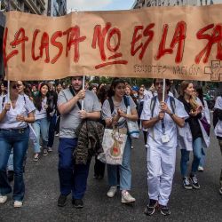 March for public health. | Photo: CEDOC.
