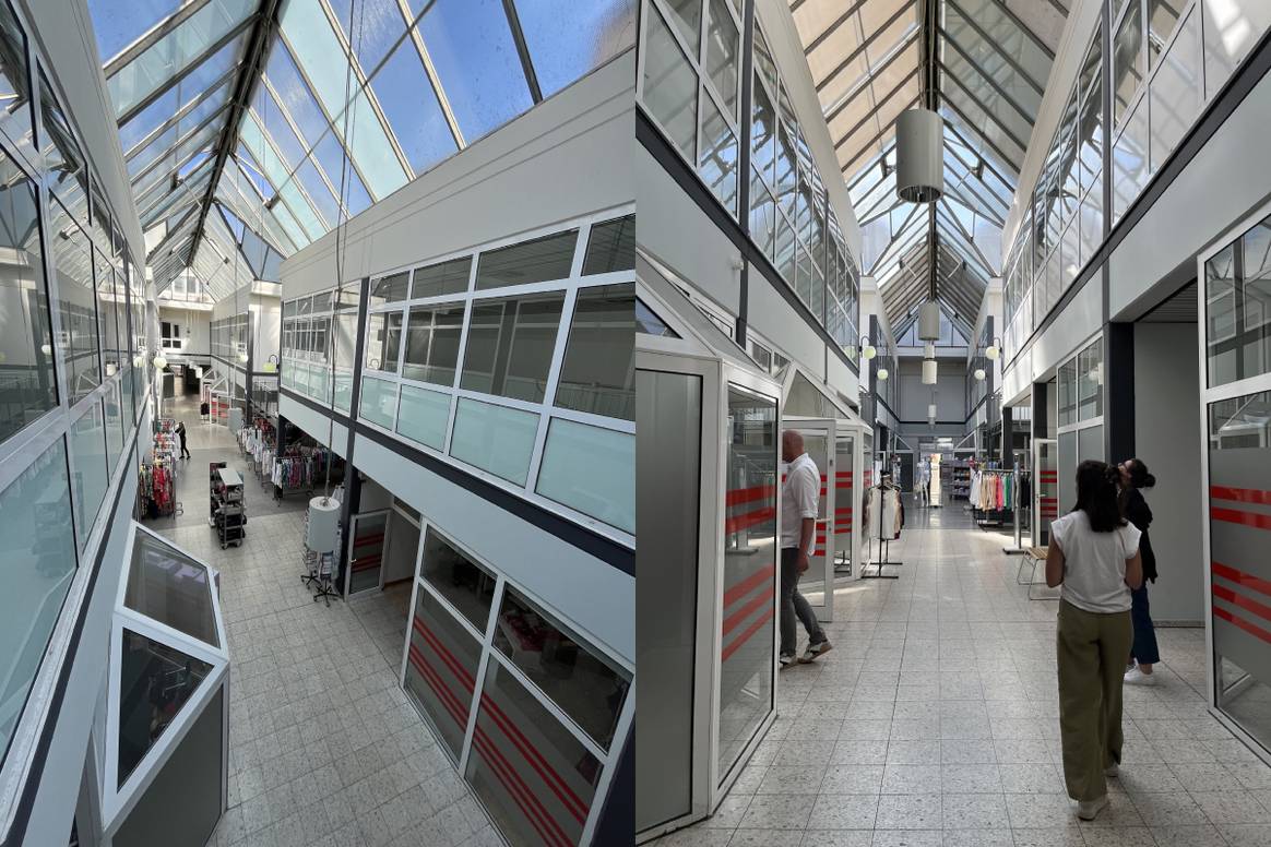 So it currently looks in the knight's passage