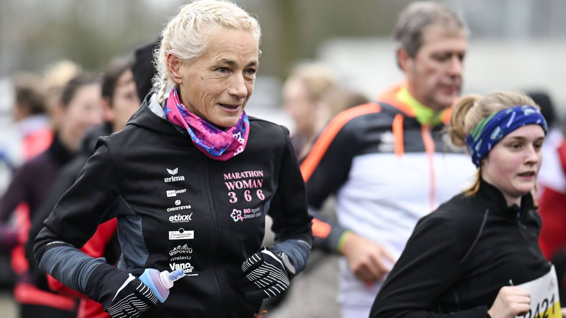 Hilde Dosogne: The 55-year-old has collected tens of thousands of euros for breast cancer research.