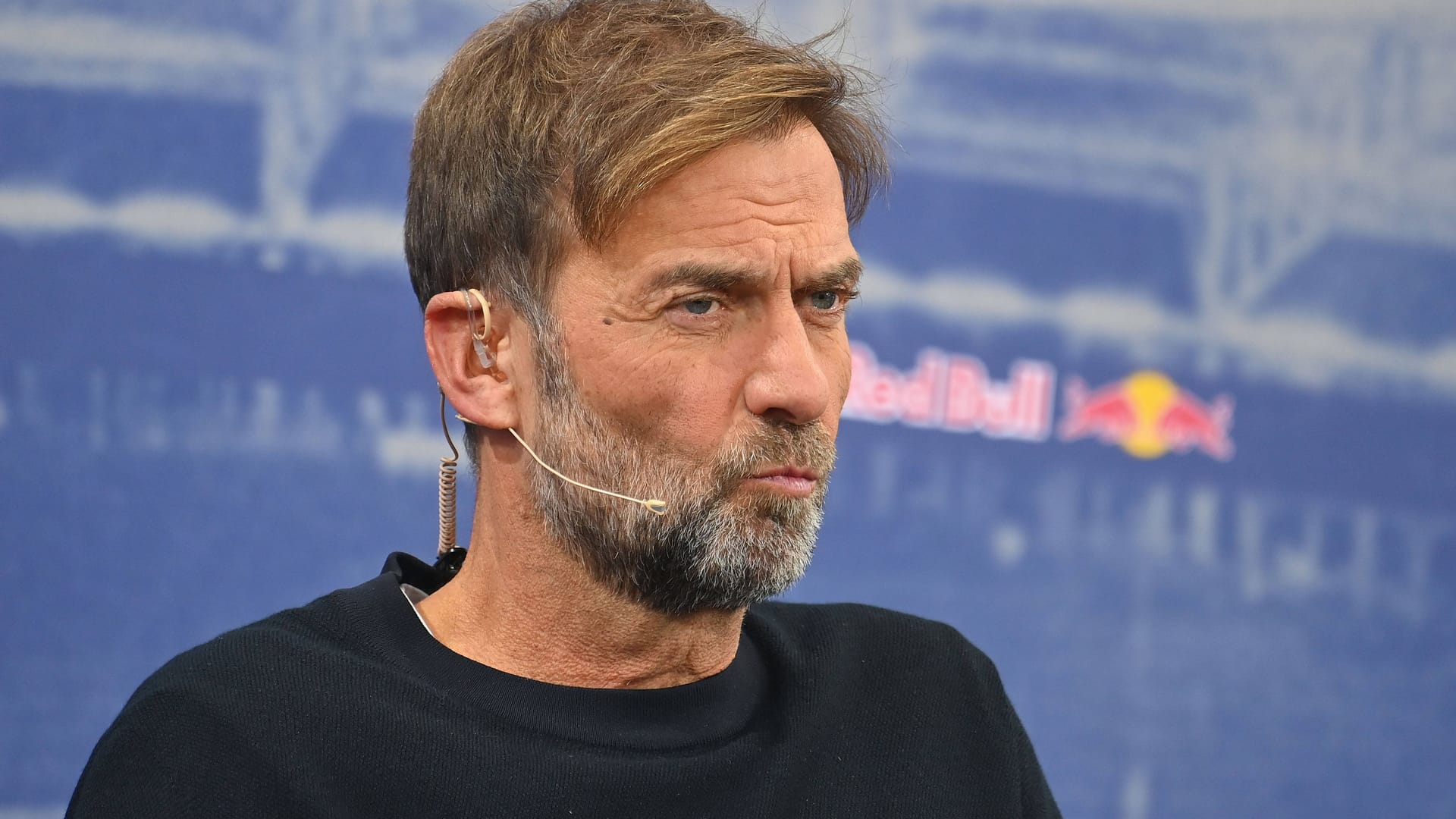 Jürgen Klopp at his presentation at Red Bull in Salzburg.
