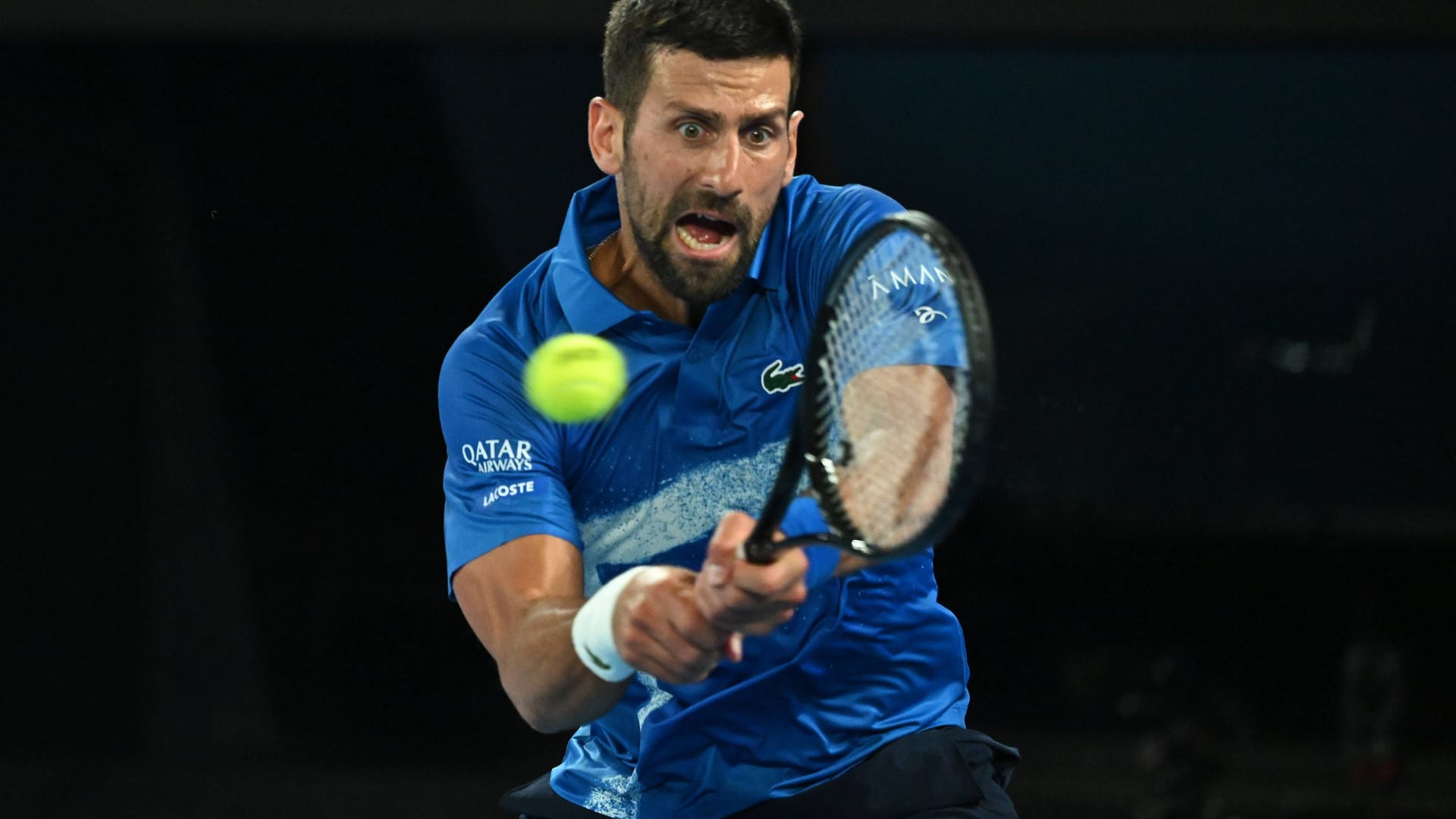 Novak Djokovic at a charity match ahead of the Australian Open 2025 in Melbourne.
