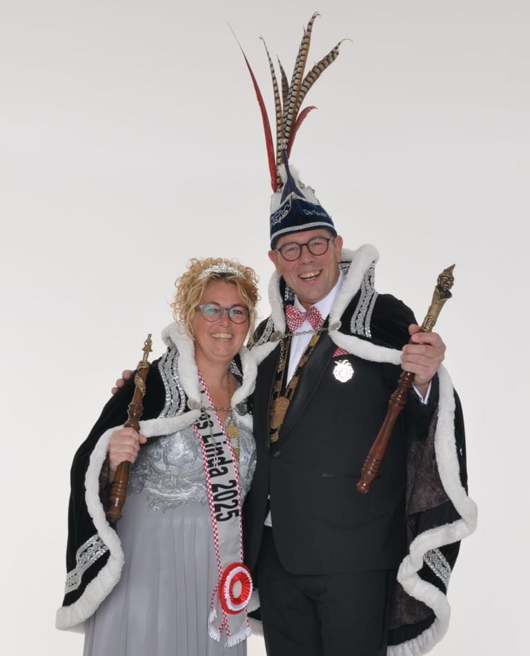 Prince Ronny D'n Urste and his Princess Linda (Photo: CV De Teuten)